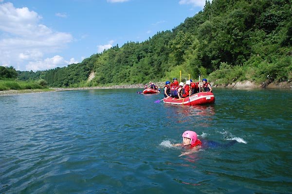 ラフティング+ジンギスカン+温泉セット【午後コース】